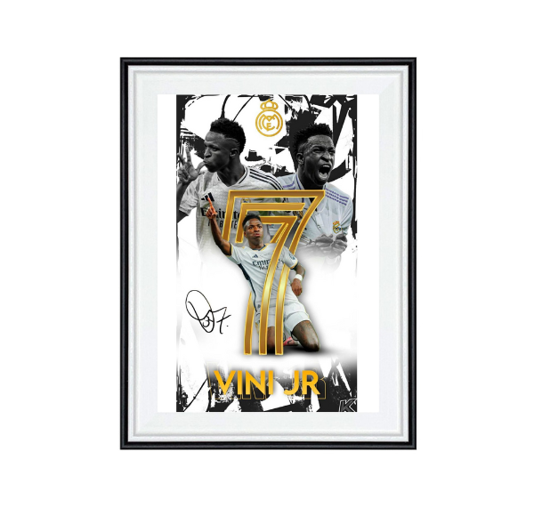 Tablou Vinicius Junior "Real Madrid" – Tablou Decorativ Fotbal