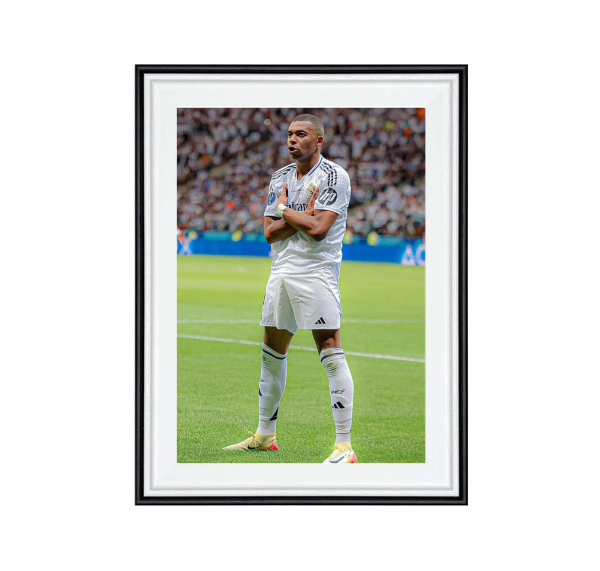 Tablou Kylian Mbappe "Celebrare" – Tablou Decorativ Fotbal