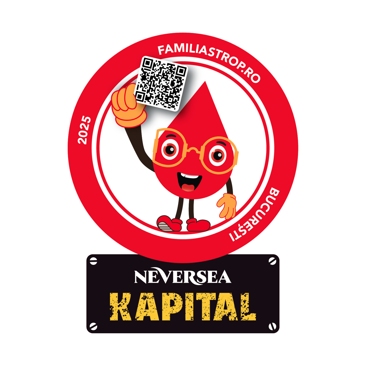 Sticker Familia Strop x Neversea Kapital