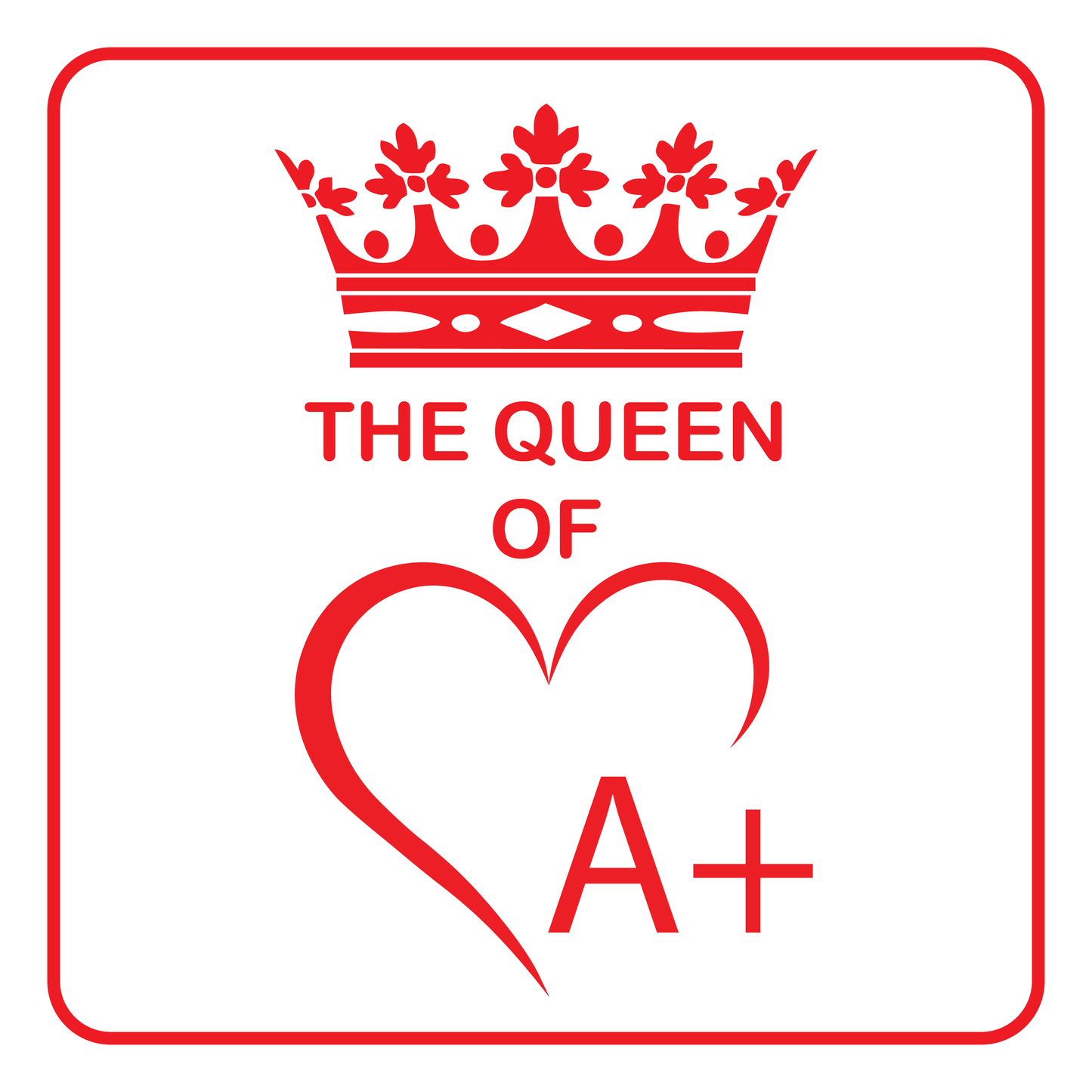 Sticker "The Queen Of" Donare sânge