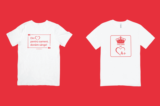 Tricou Personalizat cu Grupa Ta de Sânge – Poartă un Mesaj care Salvează Vieți