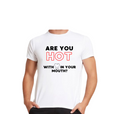 Tricou “Ti-e cald cu dintii in gura?” – Tricou funny romgleză