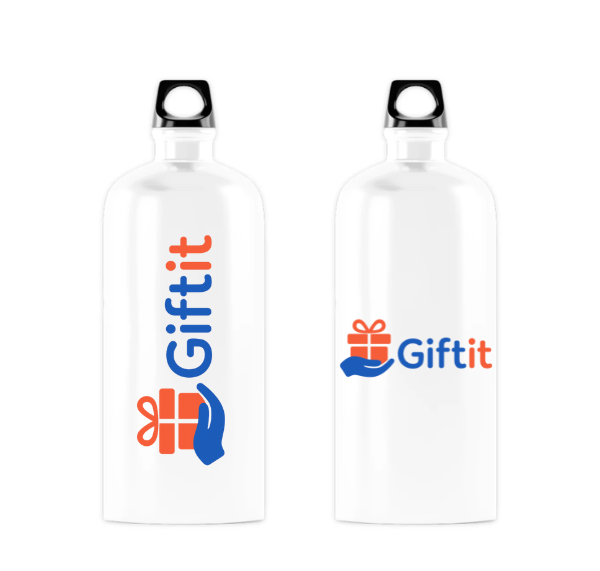 Bidon aluminiu 500 ml personalizat cu logo