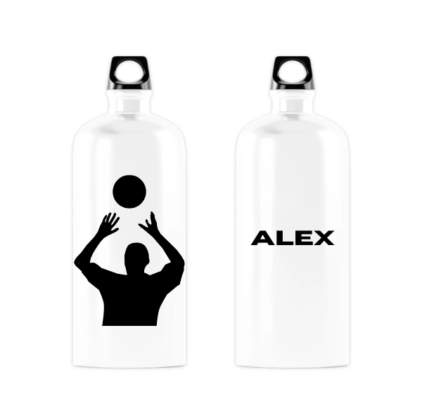Bidon sport personalizat cu nume – Volei