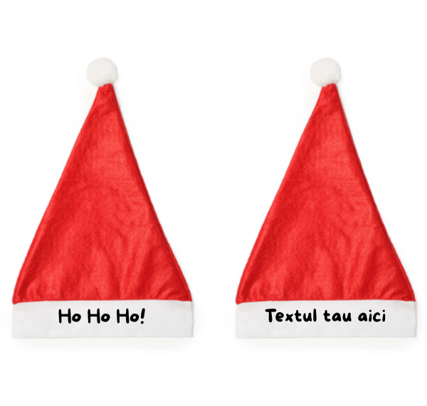 Căciulă Moș Crăciun Personalizabilă + Set Creioane Colorate