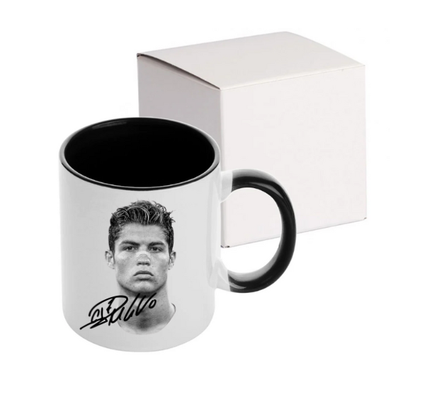 Pachet Cadou Portret Cristiano Ronaldo – Tricou + Cană + Tablou