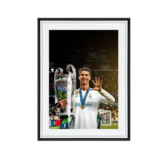 Tablou Cristiano Ronaldo Champions League – Tablou Decorativ Fotbal
