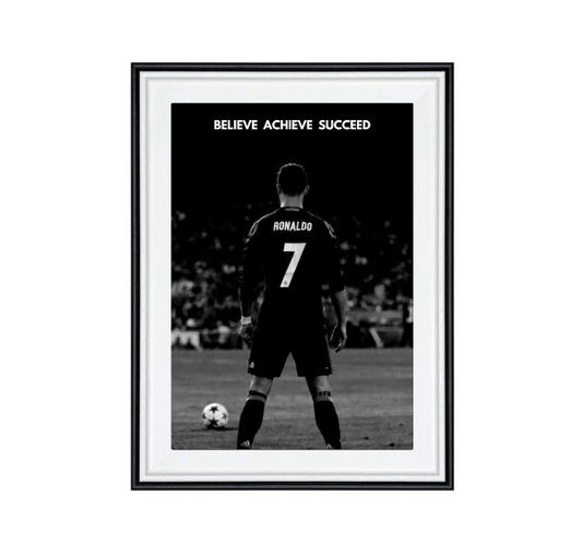 Tablou Cristiano Ronaldo "Believe"  – Tablou Decorativ Fotbal