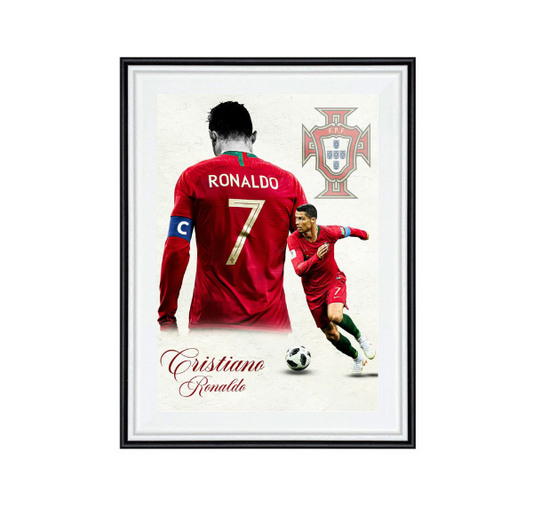 Tablou Cristiano Ronaldo "Portugalia"  – Tablou Decorativ Fotbal