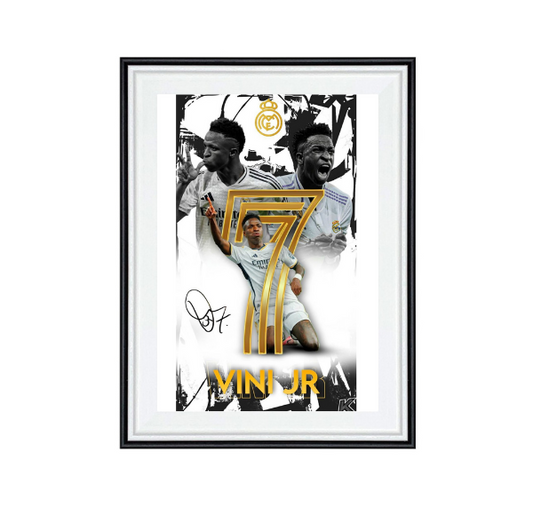 Tablou Vinicius Junior "Real Madrid"  – Tablou Decorativ Fotbal