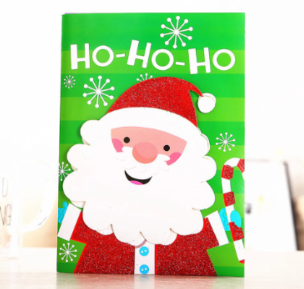 Felicitare Muzicală de Crăciun cu LED - Alege din 5 Modele