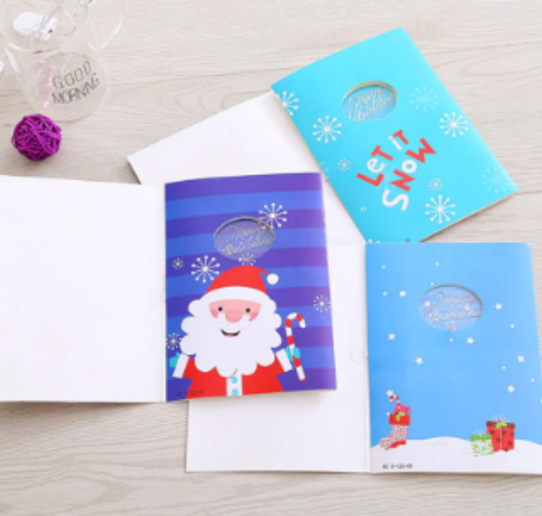 Felicitare Muzicală de Crăciun cu LED - Alege din 5 Modele