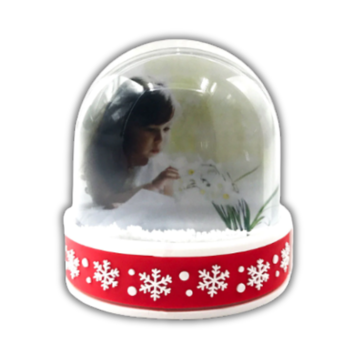 Glob cu Zăpadă Personalizat cu Poză – Cadou Decorativ de Crăciun