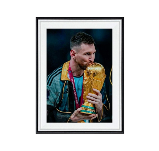 Tablou Lionel Messi "World Cup"  – Tablou Decorativ Fotbal