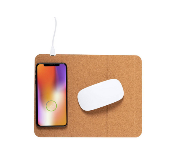 Mouse Pad din plută cu Încărcător Wireless Integrat