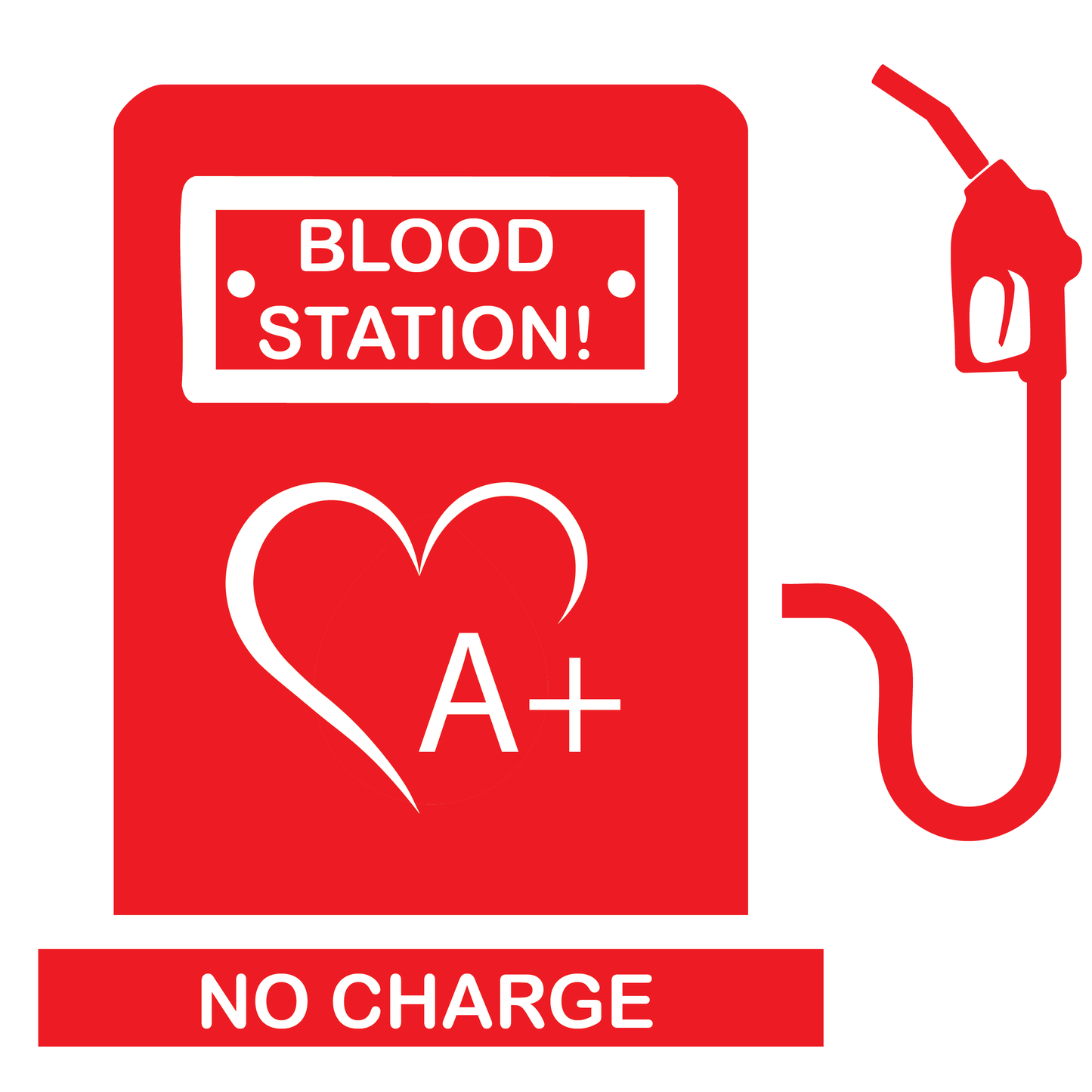 Sticker "Blood Station" Donare sânge