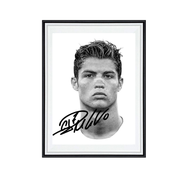 Pachet Cadou Portret Cristiano Ronaldo – Tricou + Cană + Tablou