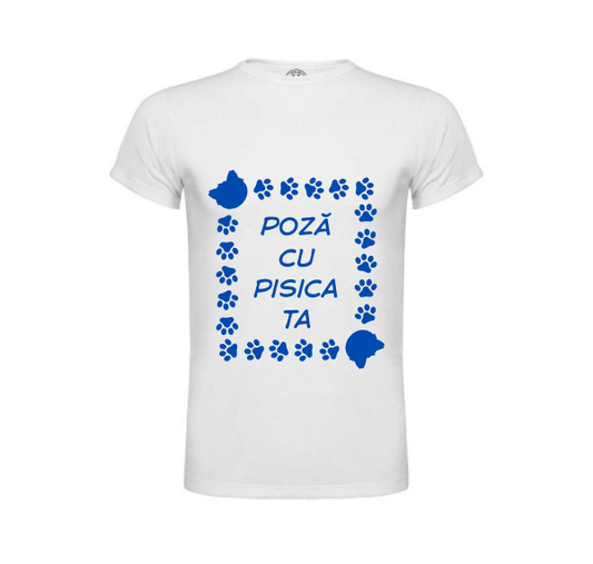 Tricou cu poza pisicii tale